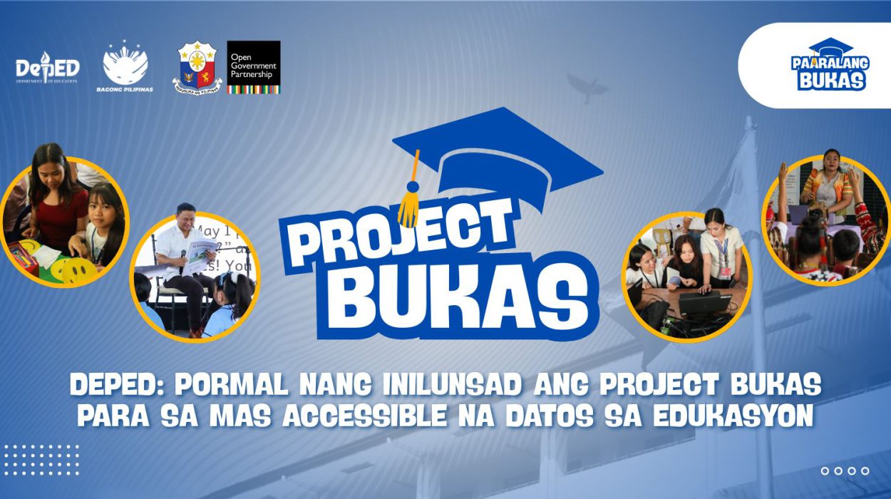 Project Bukas is an open data initiative of DepEd to promote transparency and accountability.